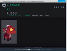 Tablet Screenshot of alexandrerusso.com